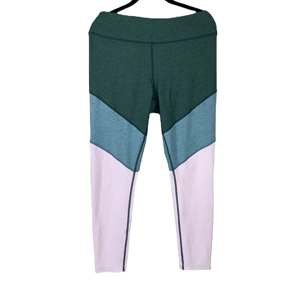 Outdoor Voices Spring 7/8 Color-block Leggings - Hunter/Slate/Ballet - Picture 6 of 7
